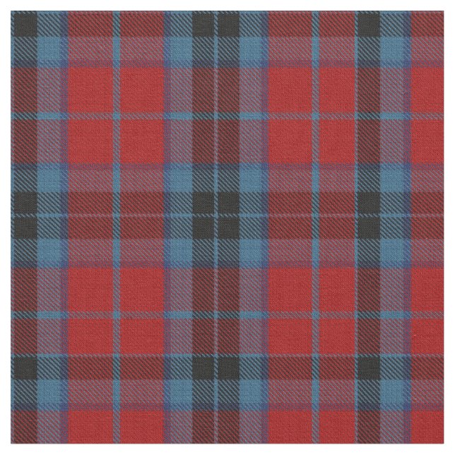 Klan MacTavish Tartan Mönster Tyg (Närbild)
