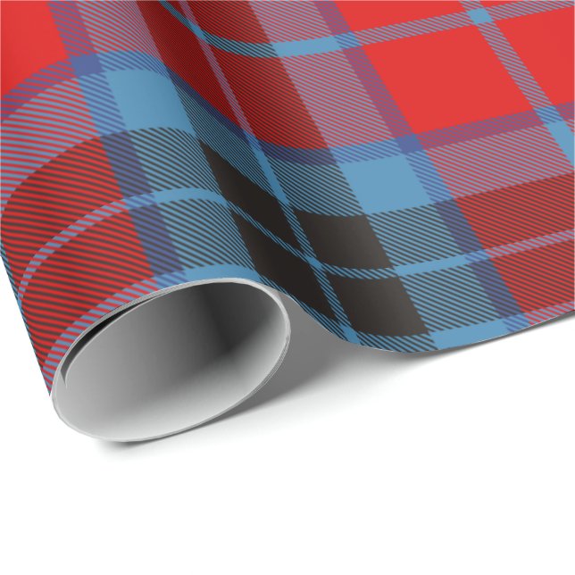 Klan MacTavish Tartan Presentpapper (Rullad Hörn)
