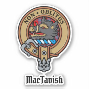 Klan MacTavish-Vapensköld Klistermärken
