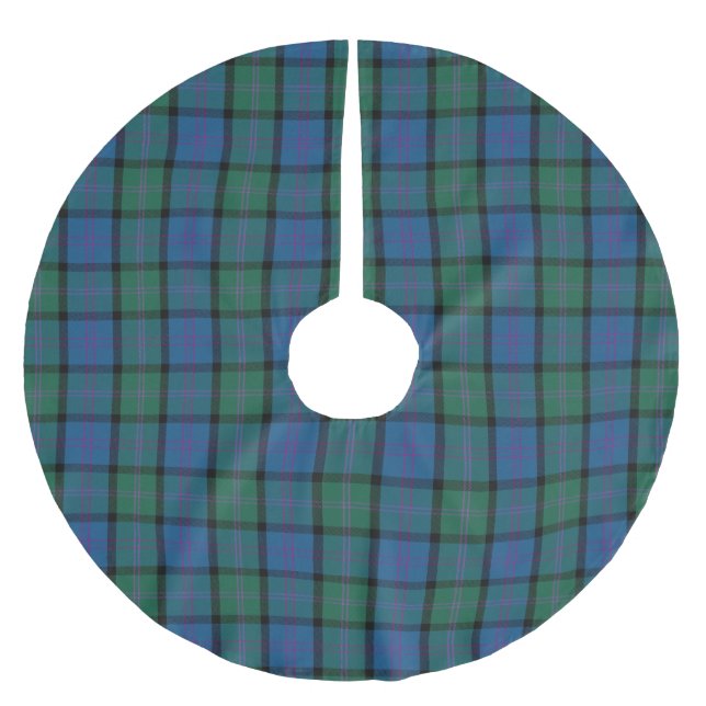 Klan MacThomas Tartan Play Träd Skirt Julgransmatta Borstad Polyester (Framsidan)