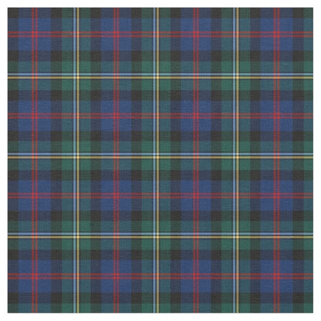 Klan Malcolm Tartan Tyg (Närbild)