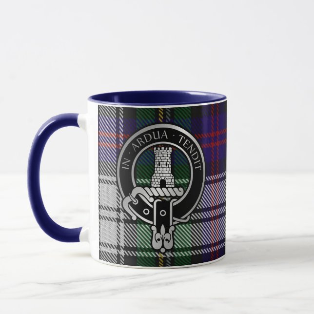 Klan Malcolm Vapensköld & Dress Tartan Mugg (Vänster)