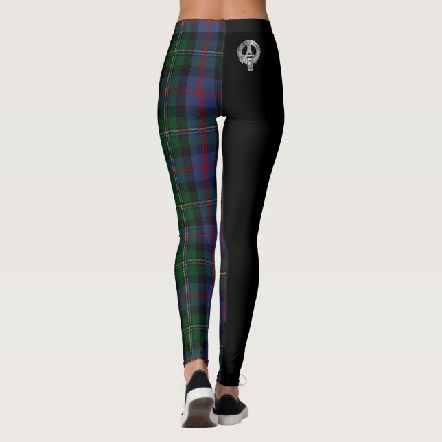 Klan Malcolm Vapensköld & Tartan Leggings (Baksida)