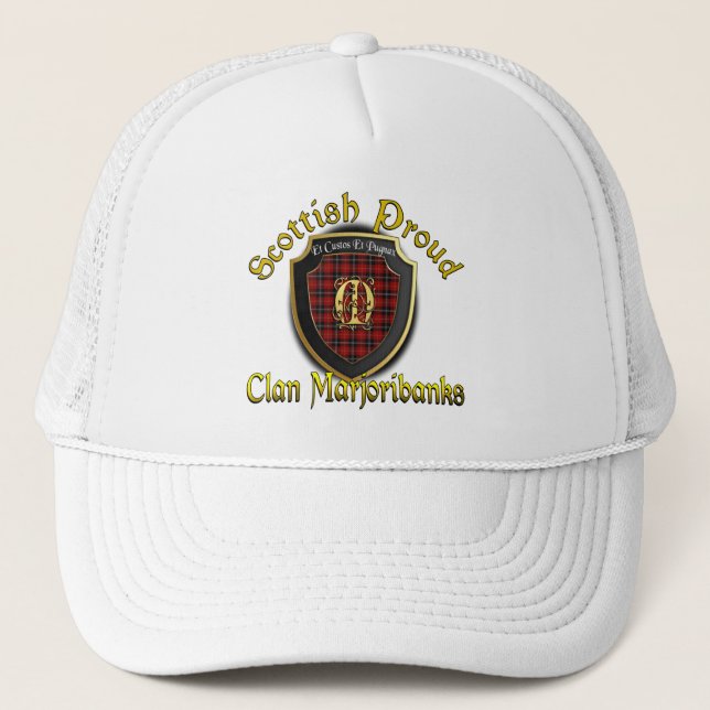Klan Marjoribanks Scottish Dynasty Cap Truckerkeps (Framsida)