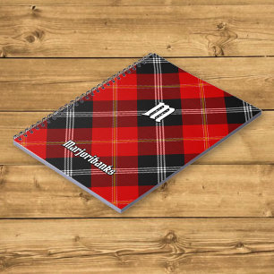 Klan Marjoribanks Tartan Anteckningsbok