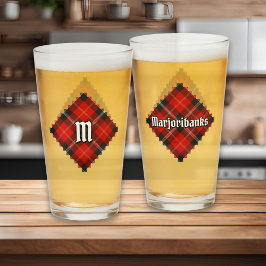 Klan Marjoribanks Tartan Glaskopp