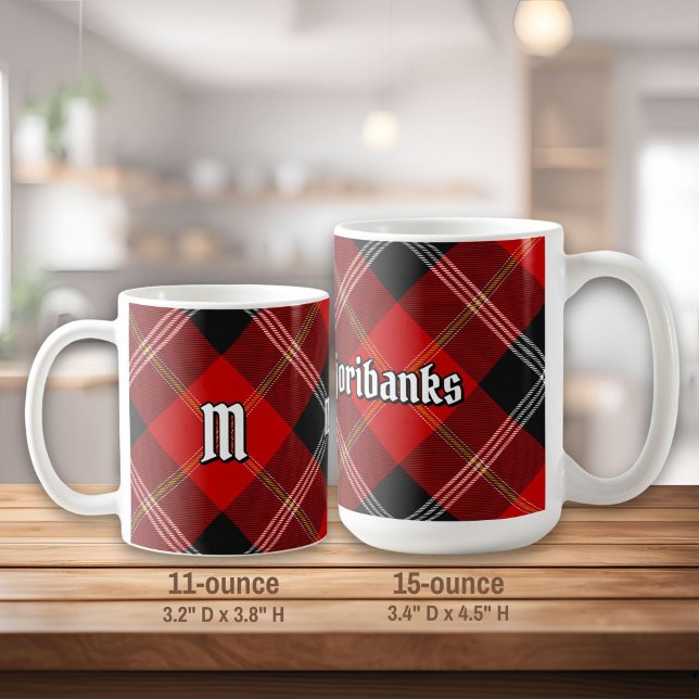 Klan Marjoribanks Tartan Kaffemugg (Skapare uppladdad)