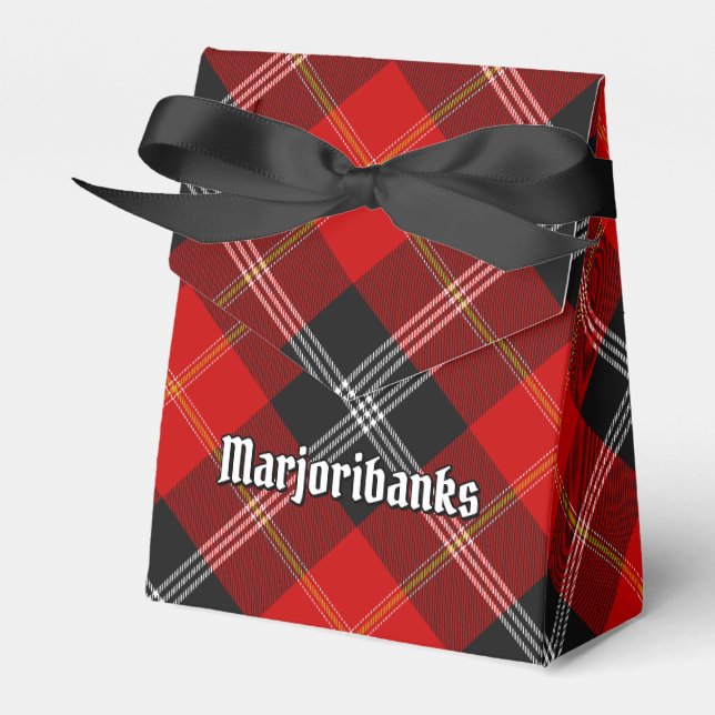 Klan Marjoribanks Tartan Presentaskar (Framsidan Sidan)