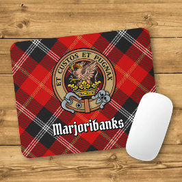 Klan Marjoribanks Vapensköld över Tartan Musmatta