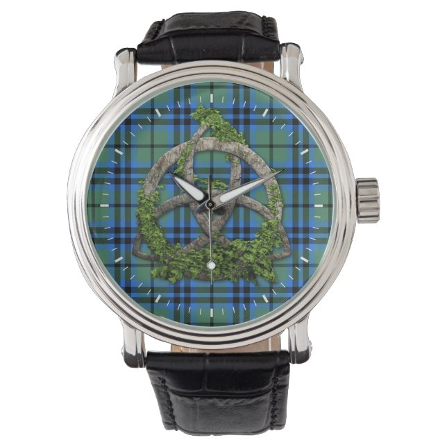 Klan Marshall Tartan Celtic Trinity Armbandsur (Framsida)