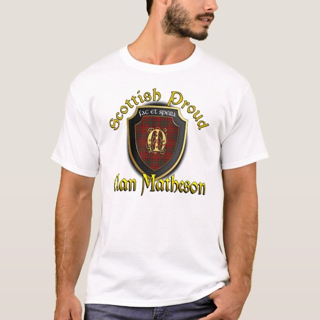 Klan Matheson Scottish Proud Shirts Tee (Framsida)