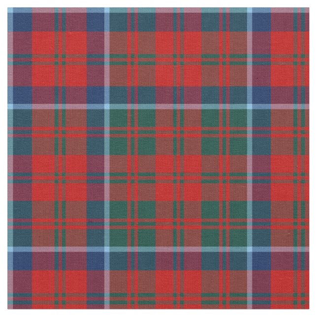Klan Matheson Tartan Tyg (Närbild)