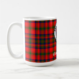 Klan Matheson Vapensköld Badge och Tartan Kaffemugg