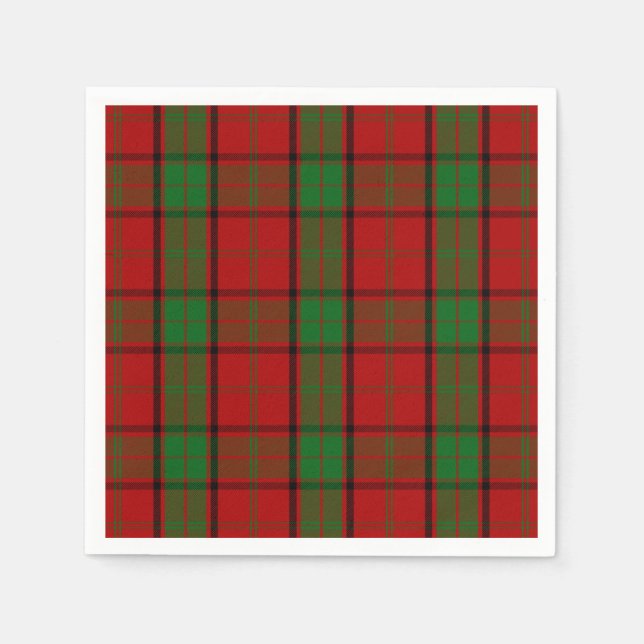 Klan Maxwell Tartan Pappersservett (Framsidan)