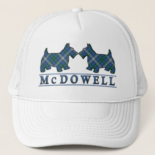Klan McDowell Tartan Scottie Hundar Keps