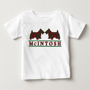 Klan McIntosh Scottie Hundar Scottish Klan Tartan T Shirt