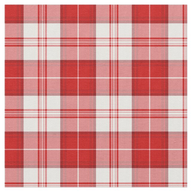 Klan Menzies Tartan Mönster Tyg (Närbild)