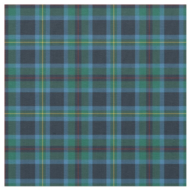 Klan Miller Tartan Tyg (Närbild)