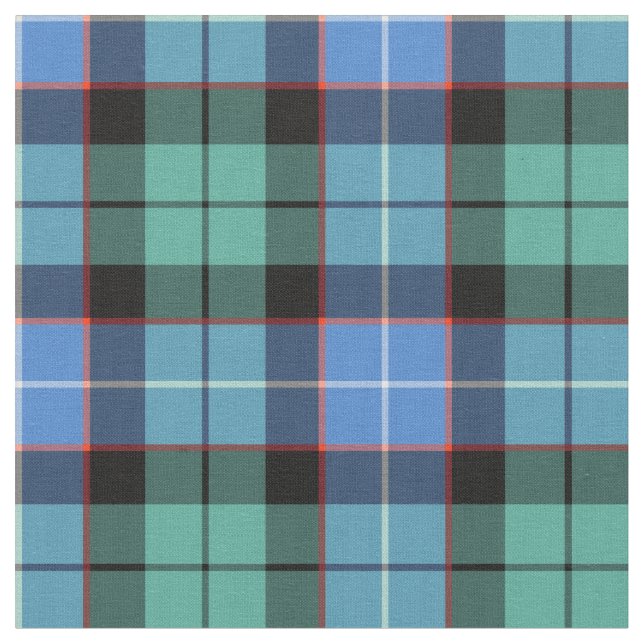 Klan Mitchell Tartan (antika) Tyg (Närbild)
