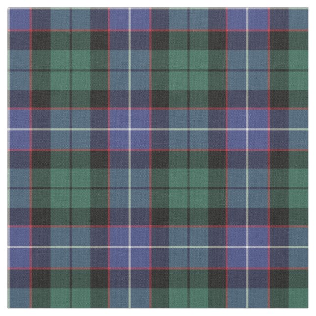 Klan Mitchell Tartan Tyg (Närbild)