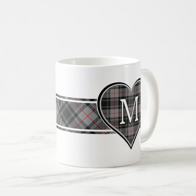 Klan Moffat Tartan Heart Kaffemugg (Framsida höger)