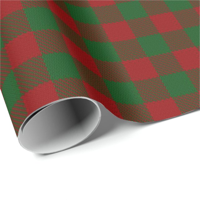 Klan Moncreiffe Moncrief Scottish Tartan Presentpapper (Rullad Hörn)