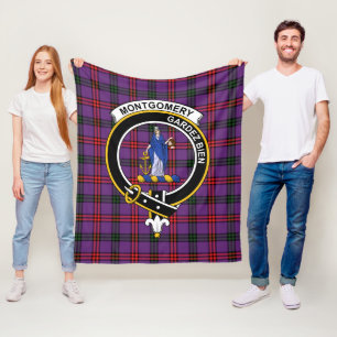 Klan Montgomery Modern Tartan Play Fleecefilt