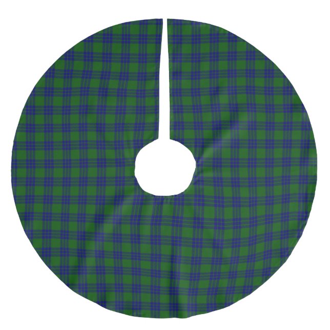 Klan Montgomery Tartan Julgransmatta Borstad Polyester (Framsidan)