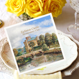 Klan Montgomery's Eglinton Castle Scotland Pappersservett