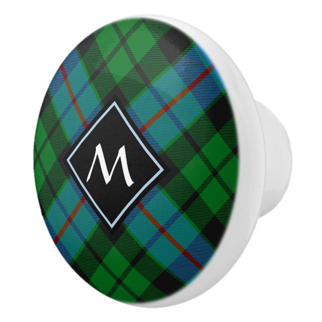 Klan Morrison Hunting Tartan Ceramic Knob Knopp (Höger)