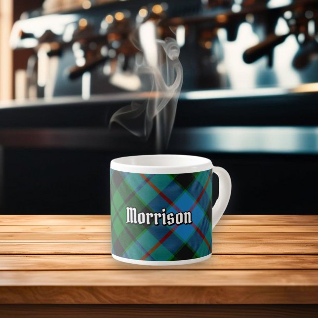 Klan Morrison Hunting Tartan Espresso Kopp Espressomugg (Skapare uppladdad)