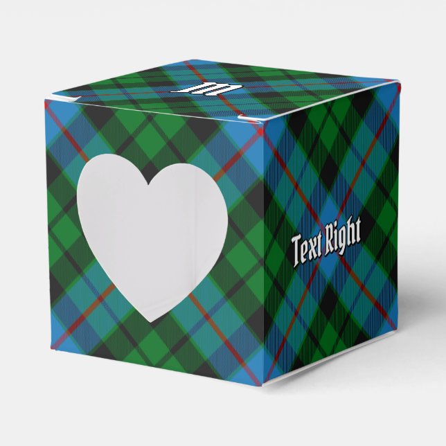 Klan Morrison Hunting Tartan Favor Box Presentaskar (Framsidan Sidan)