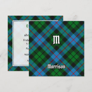 Klan Morrison Hunting Tartan Inbjudningar
