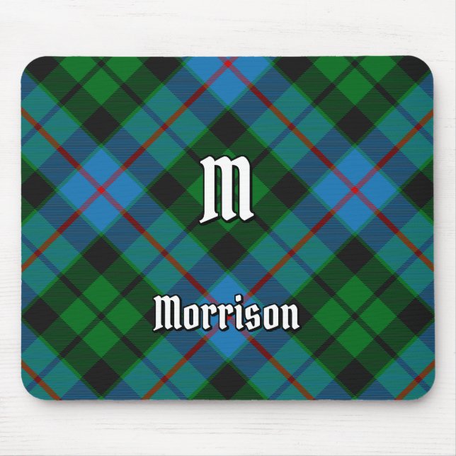 Klan Morrison Hunting Tartan Mouse Pad Musmatta (Framsidan)
