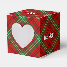 Klan Morrison Red Tartan Favor Box Presentaskar