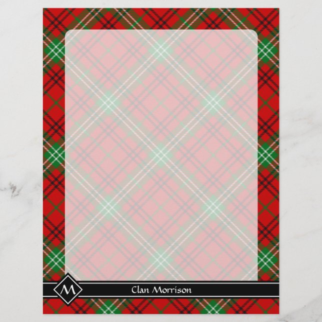 Klan Morrison Red Tartan Flyer (Framsidan)