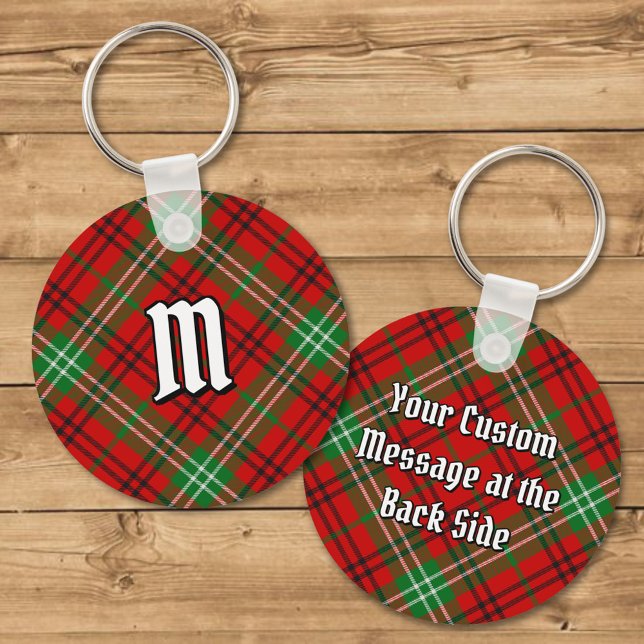 Klan Morrison Red Tartan Keychain Nyckelring (Skapare uppladdad)