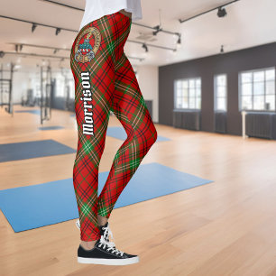 Klan Morrison Red Tartan Leggings