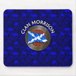 Klan Morrison Tartan Knot & Flagga Musmatta