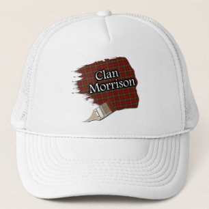 Klan Morrison Tartan Paint Push Cap Truckerkeps