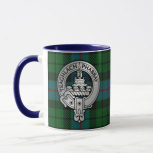 Klan Morrison Vapensköld & Hunting Tartan Mugg