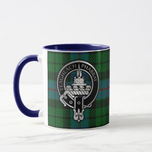Klan Morrison Vapensköld & Hunting Tartan Mugg