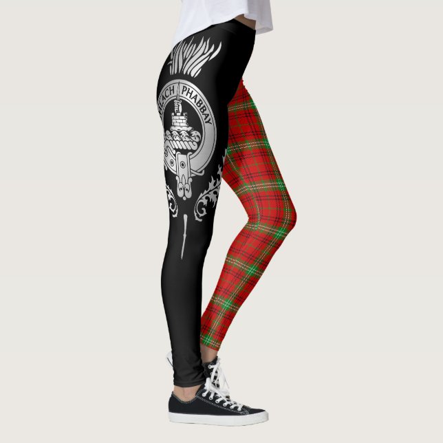 Klan Morrison Vapensköld & Tartan Leggings (Höger)