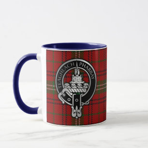 Klan Morrison Vapensköld & Tartan Mugg