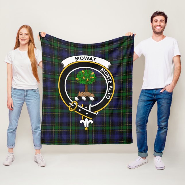 Klan Mowat Tartan Play Fleecefilt (På plats)