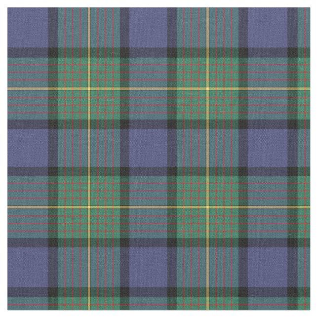 Klan Muir Scottish Tartan Tyg (Närbild)