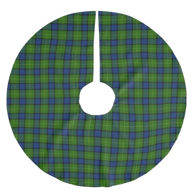Klan Muir Tartan Julgransmatta Borstad Polyester (Framsidan)