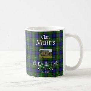 Klan Muirs gamla Rowallan Castle Coffee Co. Kaffemugg