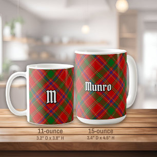 klan Munro Tartan Kaffemugg