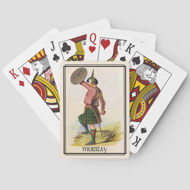 Klan Murray Classic Scotland Bicycle Deck Spel Kort (Baksidan)